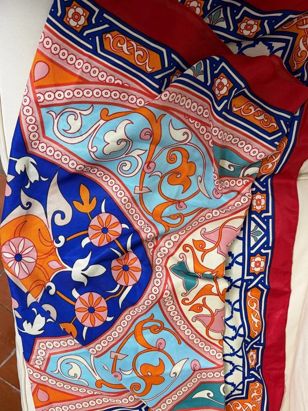 Mindful Souls Multicolor Corner Tassel Scarf Shawl Cover Up 70